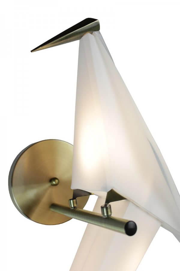 EQBLW02 Birdie LED 6W Wall Sconce Stain Brass