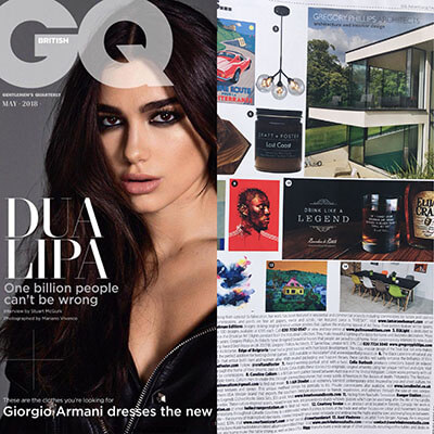 EQLight on British GQ magazine May 2018 issue