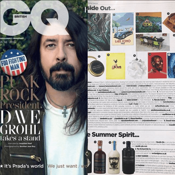 EQLight & Hado Light on the British GQ June 2018 magazine issue.