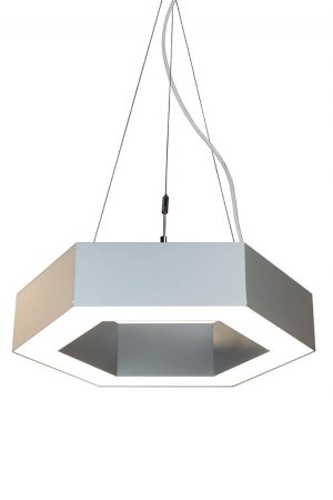 LED Linear Hexagonal Aluminum Pendant