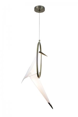 EQBLP011 Birdie LED 6W Pendant Satin Brass