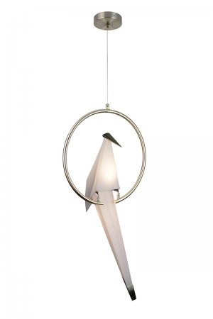 EQBLP011 Birdie LED 6W Pendant Satin Brass