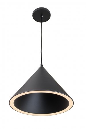 EQPLCN12-B Itayetzi LED Cone Pendant Black