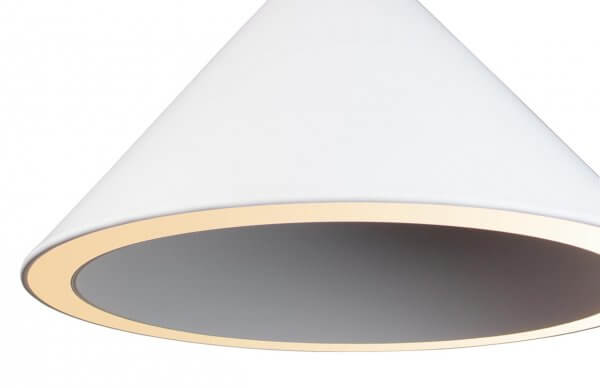 EQPLCN12-W Itayetzi LED Cone Pendant White