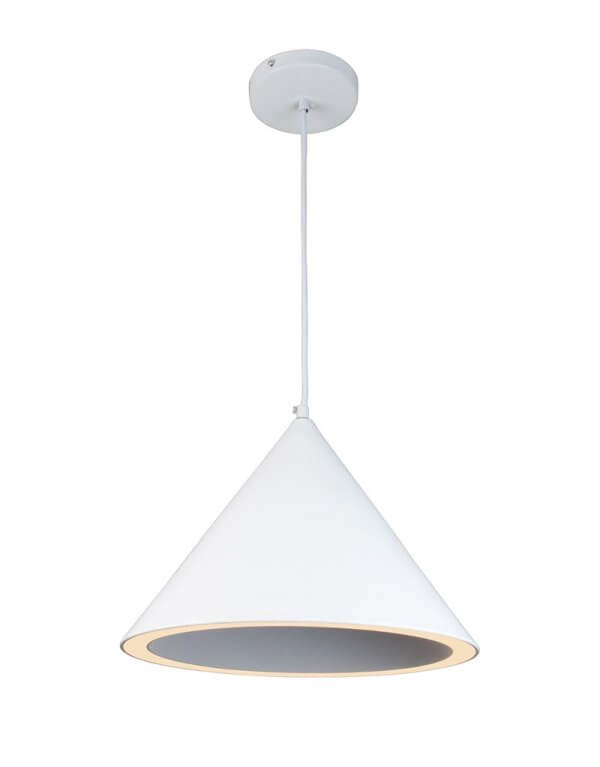 EQPLCN12-W Itayetzi LED Cone Pendant White