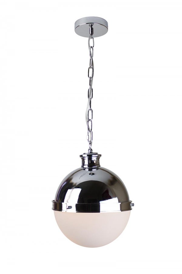 EQPMCCC09 Itzen 1-Light Chrome Globe Pendant