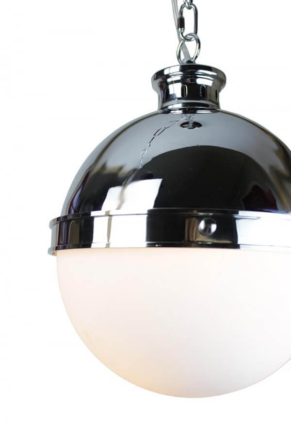 EQPMCCC09 Itzen 1-Light Chrome Globe Pendant