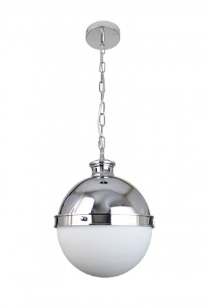 EQPMCCC09 Itzen 1-Light Chrome Globe Pendant