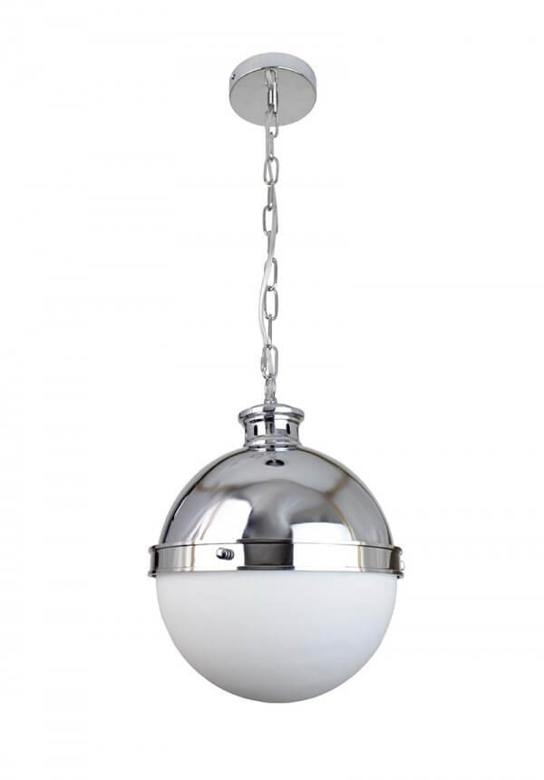 EQPMCCC09 Itzen 1-Light Chrome Globe Pendant