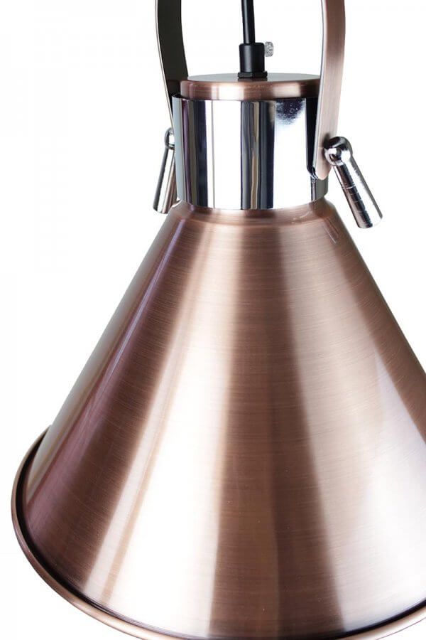 EQPPCC11 Yatzil 1-Light Bronze Cone Pendant