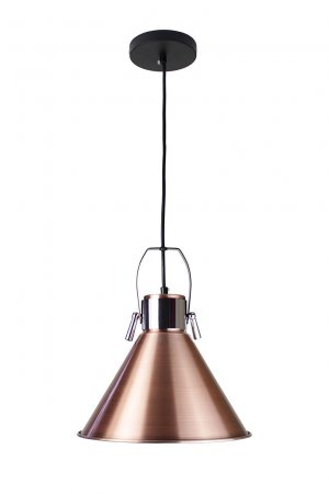 EQPPCC11 Yatzil 1-Light Bronze Cone Pendant