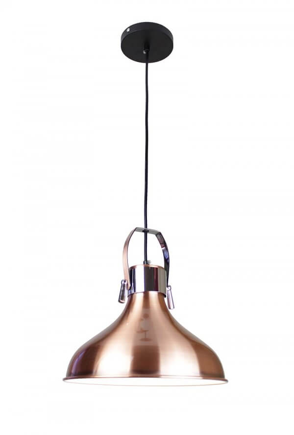 EQPPCC12 Yatzil 1-Light Bronze Bowl Pendant