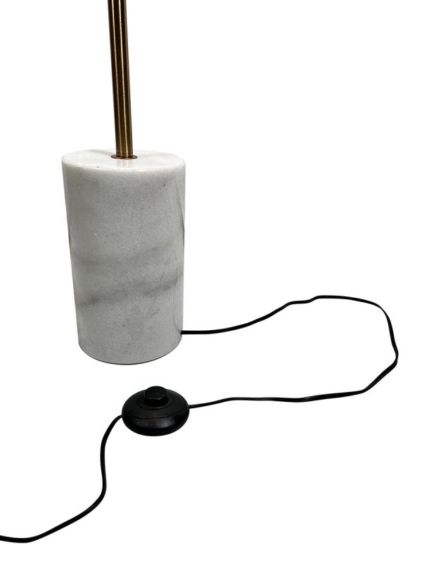 Kinich 4-Lights 62 in. Satin Brass Floor Lamp