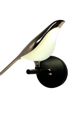 Toh 10-Watt Integrated LED Gold Wall Sconce Bird