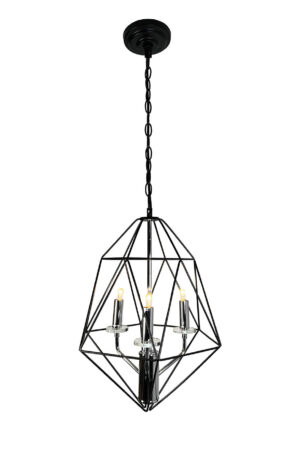 Amaite 3-Light Geometric Chandelier