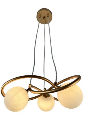 Xaman 3-Light Geometric Chandelier