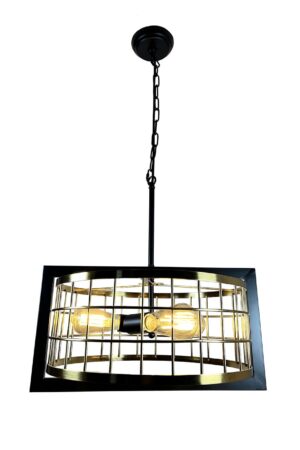 Akbal 3-Light Drum Chandelier