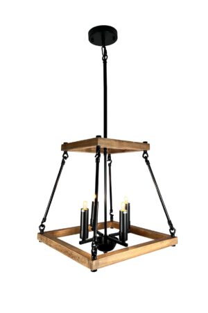 Noil 4-Light Lantern Chandelier